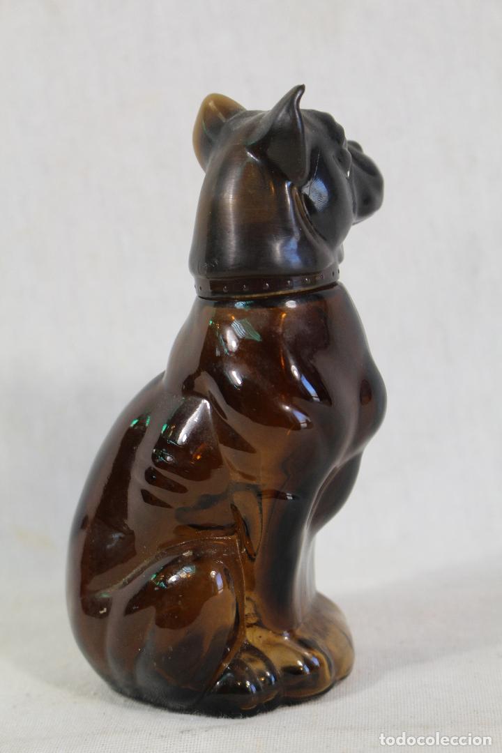 Miniaturas de perfumes antiguos: perro boxer - botella colonia avon - Foto 3