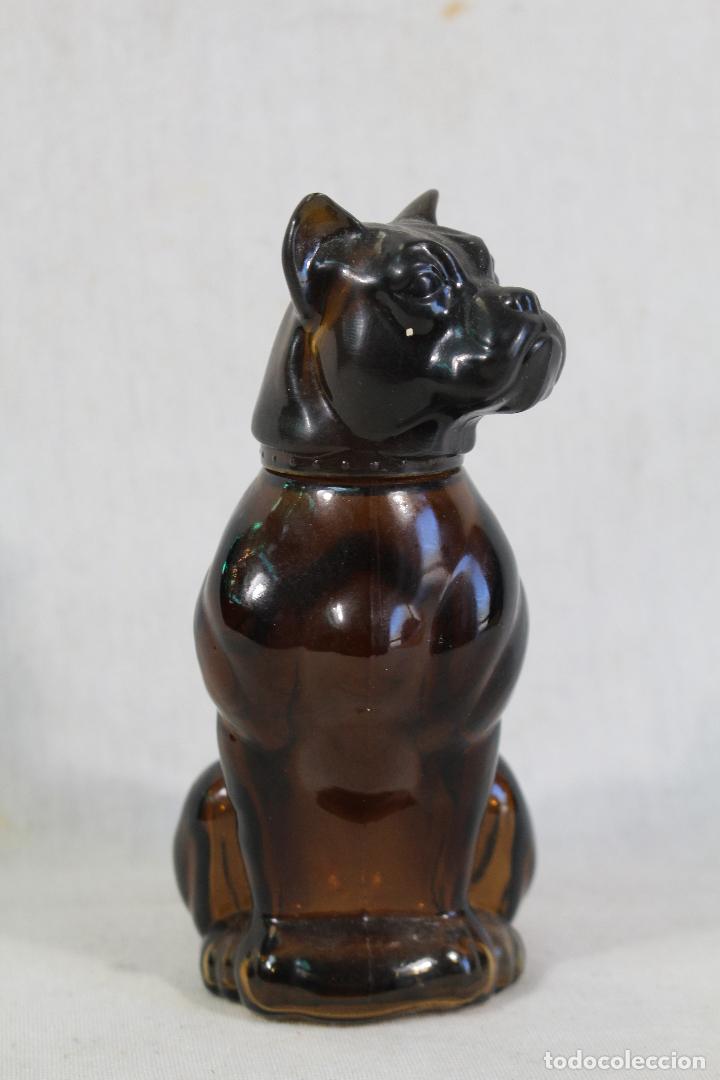 Miniaturas de perfumes antiguos: perro boxer - botella colonia avon - Foto 4