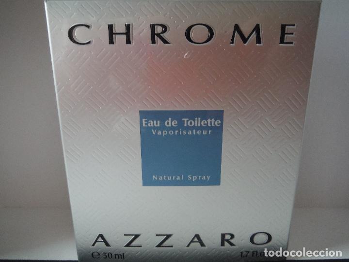 Miniaturas de perfumes antiguos: COLONIA PERFUME CHROME AZZARO - Foto 1