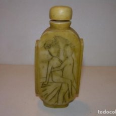 Miniaturas de perfumes antiguos: SNUFF- BOTTLE O PERFUMERO ORIENTAL...EROTICO.. Lote 151396162