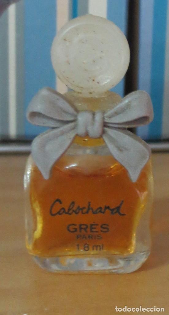 Miniaturas de perfumes antiguos: MINIATURA CABOCHARD GR&Eacute;S PAR&Iacute;S 1.8 ML. LLENA - Foto 1