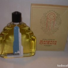 Miniaturas de perfumes antiguos: ANTIGUA BOTELLA MADERAS DE ORIENTE DE MYRURGIA..... LLENA.NUEVA SIN HABER SIDO USADA.. Lote 152759406
