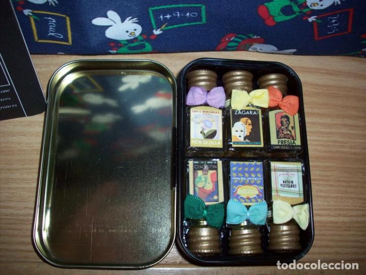 Miniaturas de perfumes antiguos: estuche perfumes borsari - Foto 1