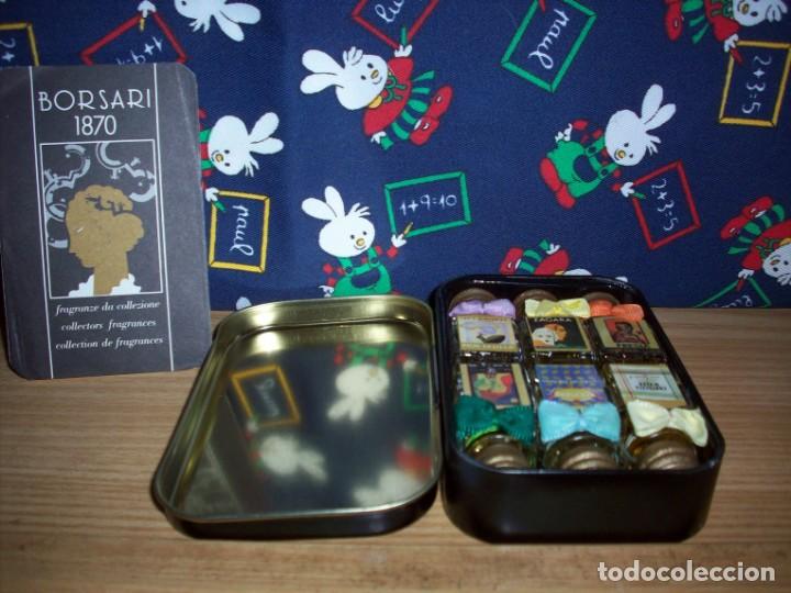 Miniaturas de perfumes antiguos: estuche perfumes borsari - Foto 3