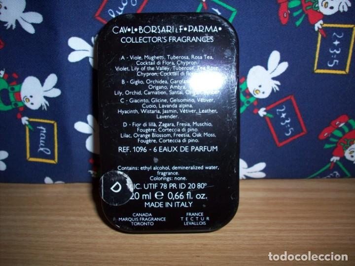 Miniaturas de perfumes antiguos: estuche perfumes borsari - Foto 4