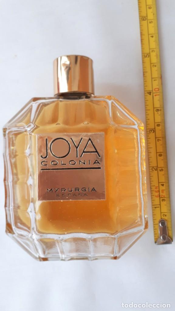 Miniaturas de perfumes antiguos: ANTIGUO FRASCO DE COLONIA JOYA DE MYRURGIA GRANDE - Foto 3 - 154470506