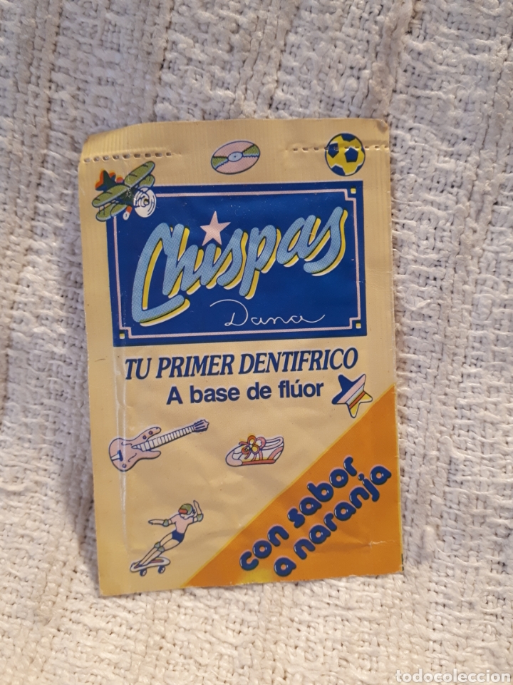&Eacute;chantillons de parfums anciens: Sobre muestra dentr&iacute;fico Chispas de Dana muy dif&iacute;cil de encontrar