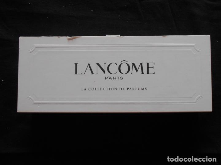 Miniaturas de perfumes antiguos: ESTUCHE DE PERFUMES DE LANCOME - PARIS , CONTIENE CINCO FRASCOS MINIATURA - Foto 3 - 238550310
