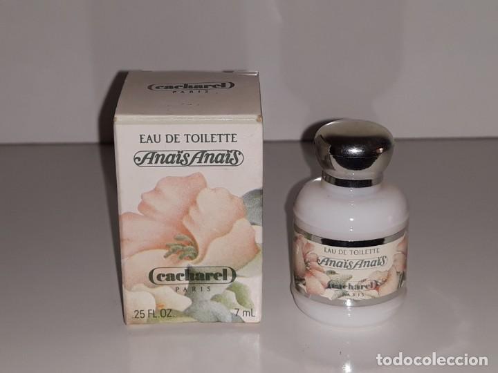 &Eacute;chantillons de parfums anciens: ANTIGUA MINIATURA DE PERFUME EAU DE TOILETTE  - ANAIS ANAIS DE CACHAREL - CON SU CAJA - 7 M.L