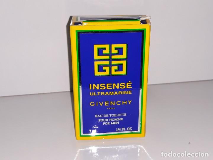 Miniaturas de perfumes antigos: ANTIGUA MINIATURA DE PERFUME EAU DE PARFUM - INSENSE ULTRAMARINE GYVENCHI - CAJA VACIA 7 ML