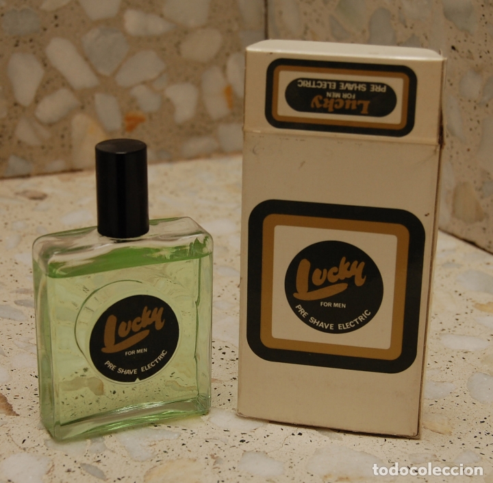 Miniaturas de perfumes antigos: FRASCO DE LUCKY AFTHER SAVE MASAJE // DESCATALOGADO