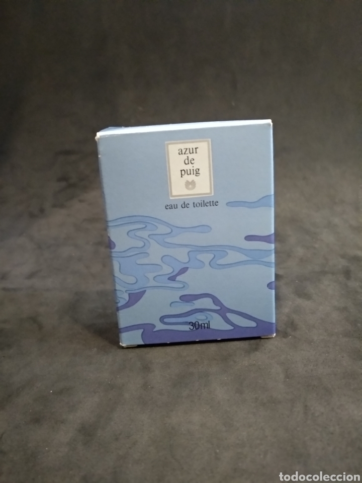 Miniaturas de perfumes antiguos: Azur de Puig, 30 ml - Foto 3