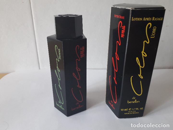 Miniaturas de perfumes antiguos: AFTER SHAVE COLORS / DE BENETTON / ORIGINAL A&Ntilde;OS 80 / NUEVO!!!!!!