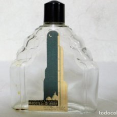 Miniaturas de perfumes antiguos: BOTELLA COLONIA AL EXTRACTO MADERAS DE ORIENTE -VACÍA-. Lote 169815504