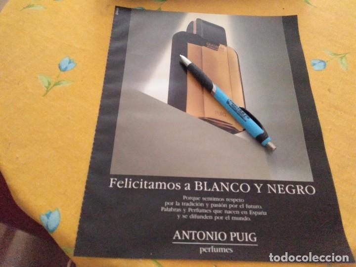 &Eacute;chantillons de parfums anciens: ANTIGUO ANUNCIO PUBLICIDAD REVISTA PERFUME COLONIA QUORUM ANTONIO PUIG ESPECIAL PARA ENMARCAR