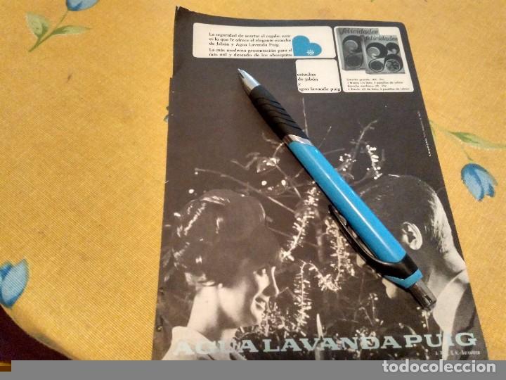 &Eacute;chantillons de parfums anciens: ANTIGUO ANUNCIO PUBLICIDAD REVISTA AGUA DE COLONIA Y PASTILLAS DE JABON AGUA DE LAVANDA PUIG