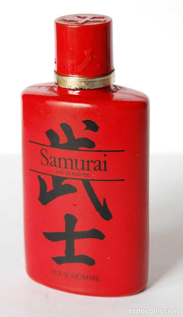 Miniaturen von alten Parf&uuml;men: Miniatura Perfume Samurai Pour Homme. Vac&iacute;o