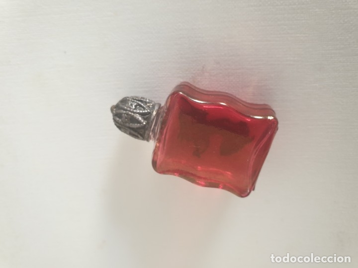 Miniaturas de perfumes antiguos: Botellin perfume plata - Foto 3