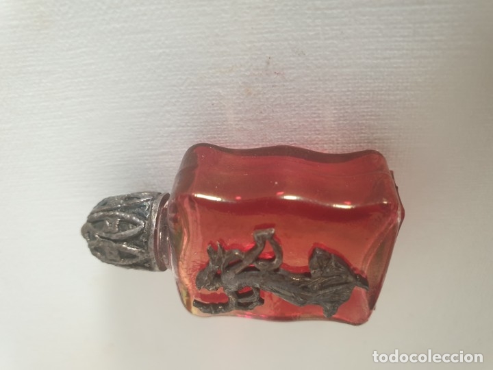 Miniaturas de perfumes antiguos: Botellin perfume plata - Foto 4