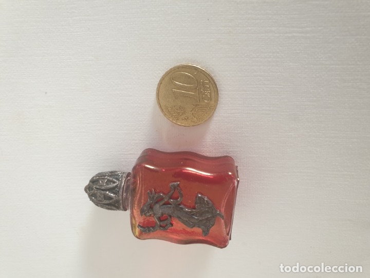 Miniaturas de perfumes antiguos: Botellin perfume plata - Foto 5