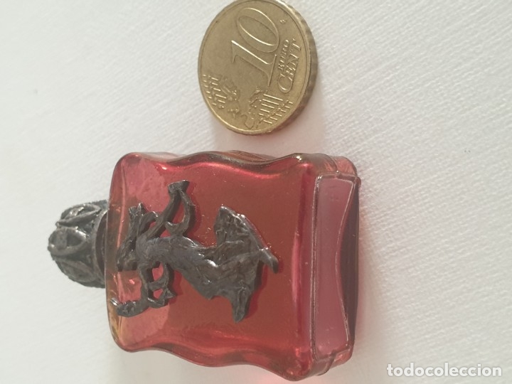 Miniaturas de perfumes antiguos: Botellin perfume plata - Foto 7