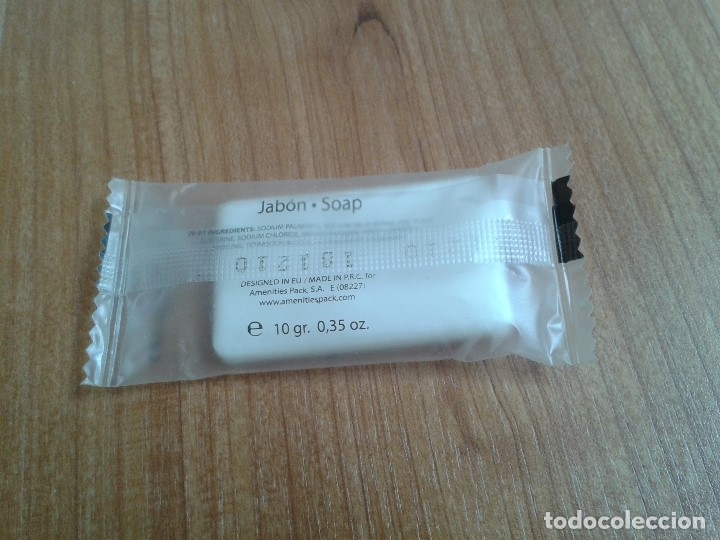 Miniaturas de perfumes antiguos: Pastilla de jab&oacute;n -- Soap  -- Hotel - Foto 2