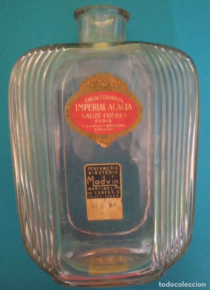 Miniaturen von alten Parf&uuml;men: INPERIAL ACACIA..- PARIS.- FALTA TAPON.- 16.5X 12 CM.