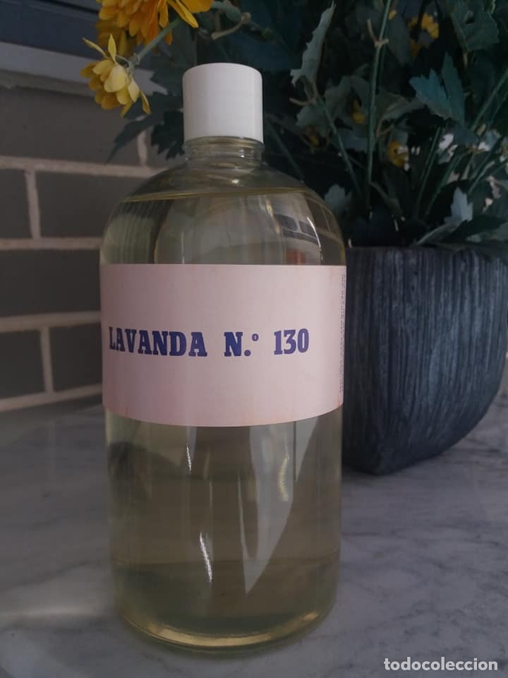 Miniaturen von alten Parf&uuml;men: Antigua botella LAVANDA N&ordm; 130 GRANEL 1 litro ARENYS DE MAR (BARCELONA) COLONIA PERFUME