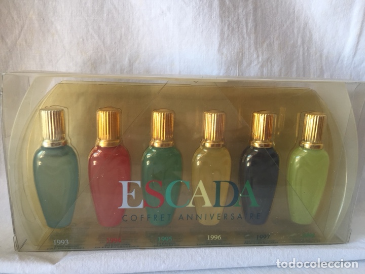 Miniaturen von alten Parf&uuml;men: Miniaturas de perfume Escada.