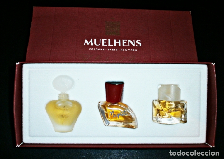 &Eacute;chantillons de parfums anciens: caja miniaturas gabriela sabatini