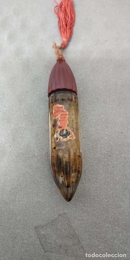 Miniature di profumi antiche: ANTIGUA BOTELLITA DE PERFUME OFFRANDE, DE CHERAMY PAR&Iacute;S -- VAC&Iacute;A -- A&Ntilde;OS 50?? 60??