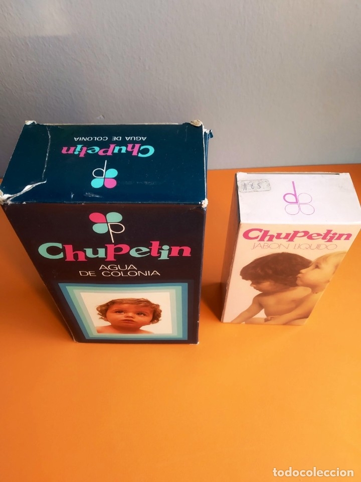 Miniature di profumi antiche: CHUPETIN, AGUA DE COLONIA Y JAB&Oacute;N L&Iacute;QUIDO