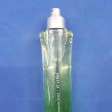 Miniaturas de perfumes antiguos: TE VERDE , ADOLFO DOMÍNGUEZ, VAPO 100ML. Lote 182613707