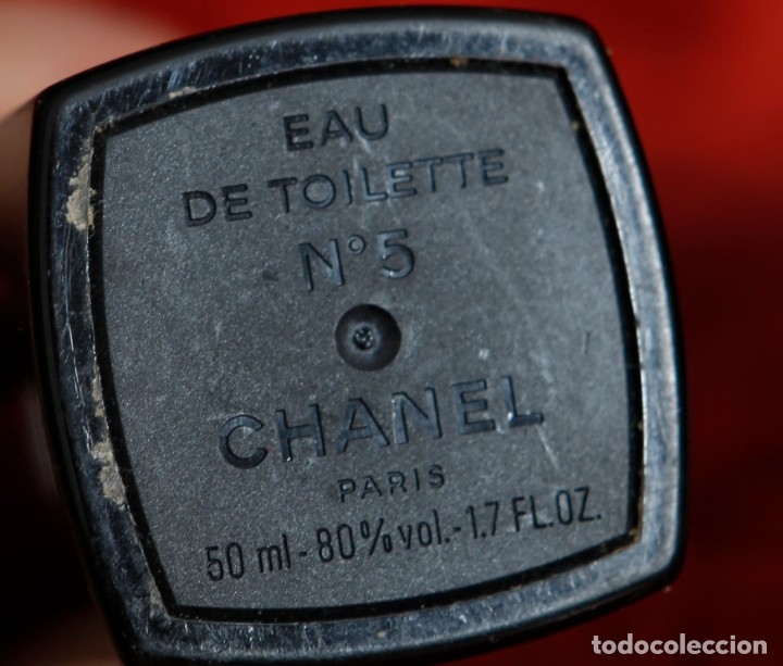 Miniaturas de perfumes antiguos: Bote de perfume vacio Chanel numero 5 - Foto 3
