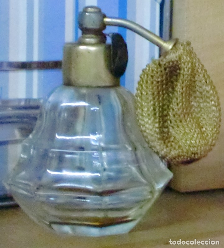 Miniature di profumi antiche: ANTIGUO VAPORIZADOR CON ATOMIZADOR