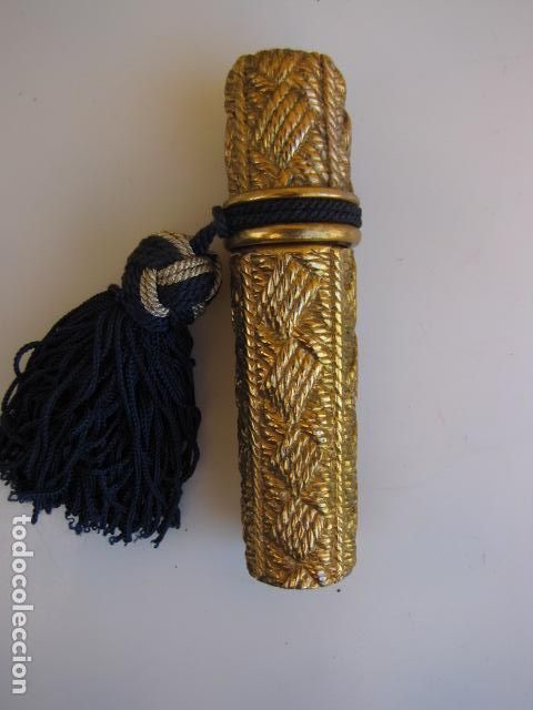 Miniature di profumi antiche: Perfume franc&eacute;s. Isabel canovas. 8 ml. Bronce labrado