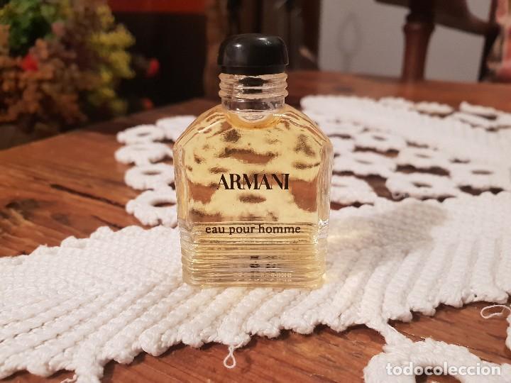 Miniaturas de perfumes antigos: MINIATURA ARMANI EAU POUR HOMME