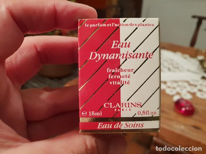 Miniaturas de perfumes antiguos: CLARINS, EAU DYNAMISANTE - Foto 3
