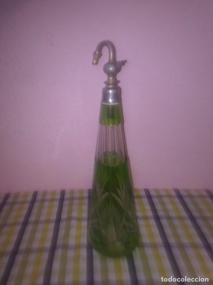 Miniaturas de perfumes antiguos: Perfumero val st lambert - Foto 1