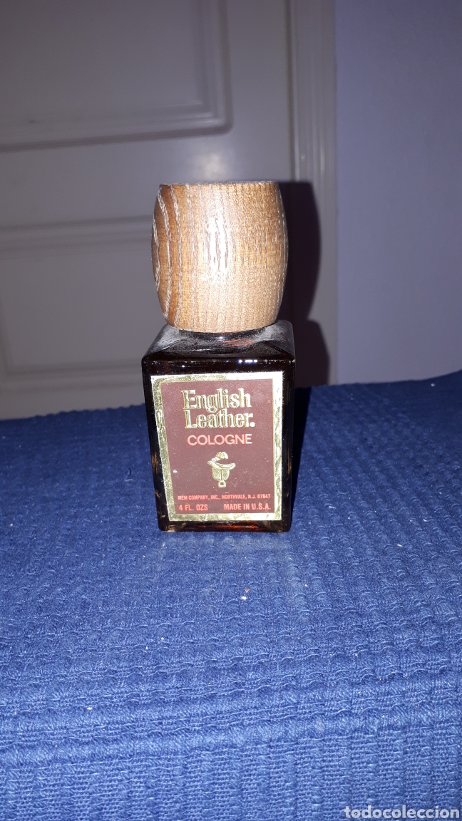 Miniature di profumi antiche: Frasco completo colonia perfume ENGLISH LEATHER COLOGNE MADE IN U.S.A.