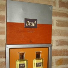 Miniaturas de perfumes antiguos: ESTUCHE DE COLONIA Y AFTER SHAVE BRAD,DE GENESSE DESCATALOGADA.. Lote 189581868