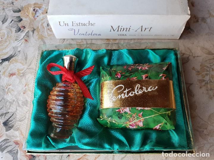 Miniaturas de perfumes antiguos: ESTUCHE VENTOLERA, VERA - Foto 1