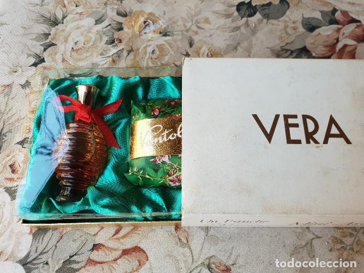 Miniaturas de perfumes antiguos: ESTUCHE VENTOLERA, VERA - Foto 2