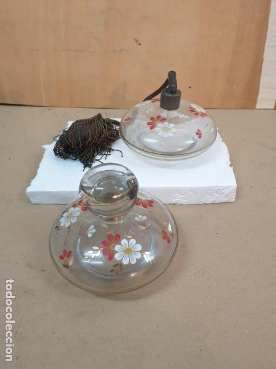 Miniaturas de perfumes antiguos: FRASCO Y PERFUMERO - Foto 1