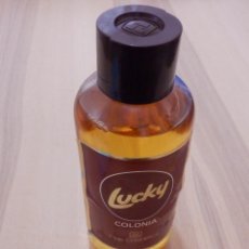 Miniaturas de perfumes antiguos: COLONIA LUCKY - 1 LITRO - CON PRECINTO - NUEVA, SIN ABRIR - MAS COSMETICS - AGUA DE - EAU DE COLOGNE