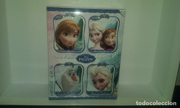 &Eacute;chantillons de parfums anciens: Cajita Miniaturas Disney Precintada con 4 miniaturas. FROZEN
