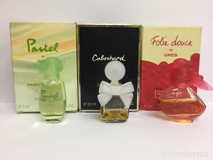Miniaturas de perfumes antiguos: Miniaturas de perfume Gres