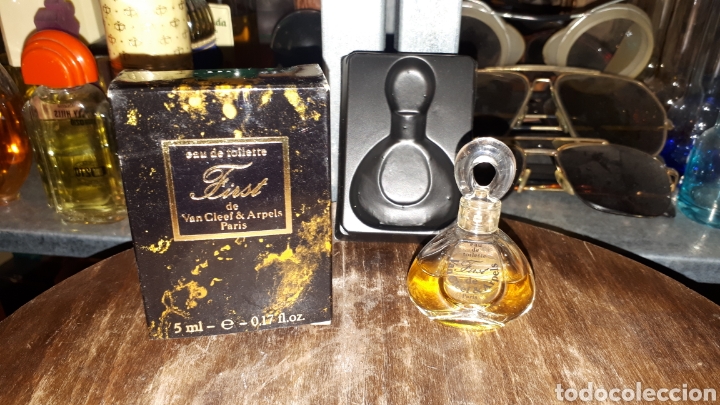 Miniaturas de perfumes antiguos: Perfume en miniatura FIRST VAN CLEEF & ARPELS PARIS
