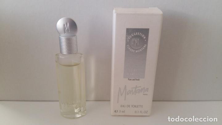 Miniaturas de perfumes antiguos: MINIATURA EAU DARGENT DE MONTANA - Foto 1