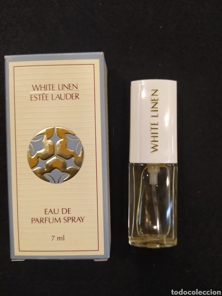 miniatura white linen . estee lauder. 7ml ,con - Buy Antique